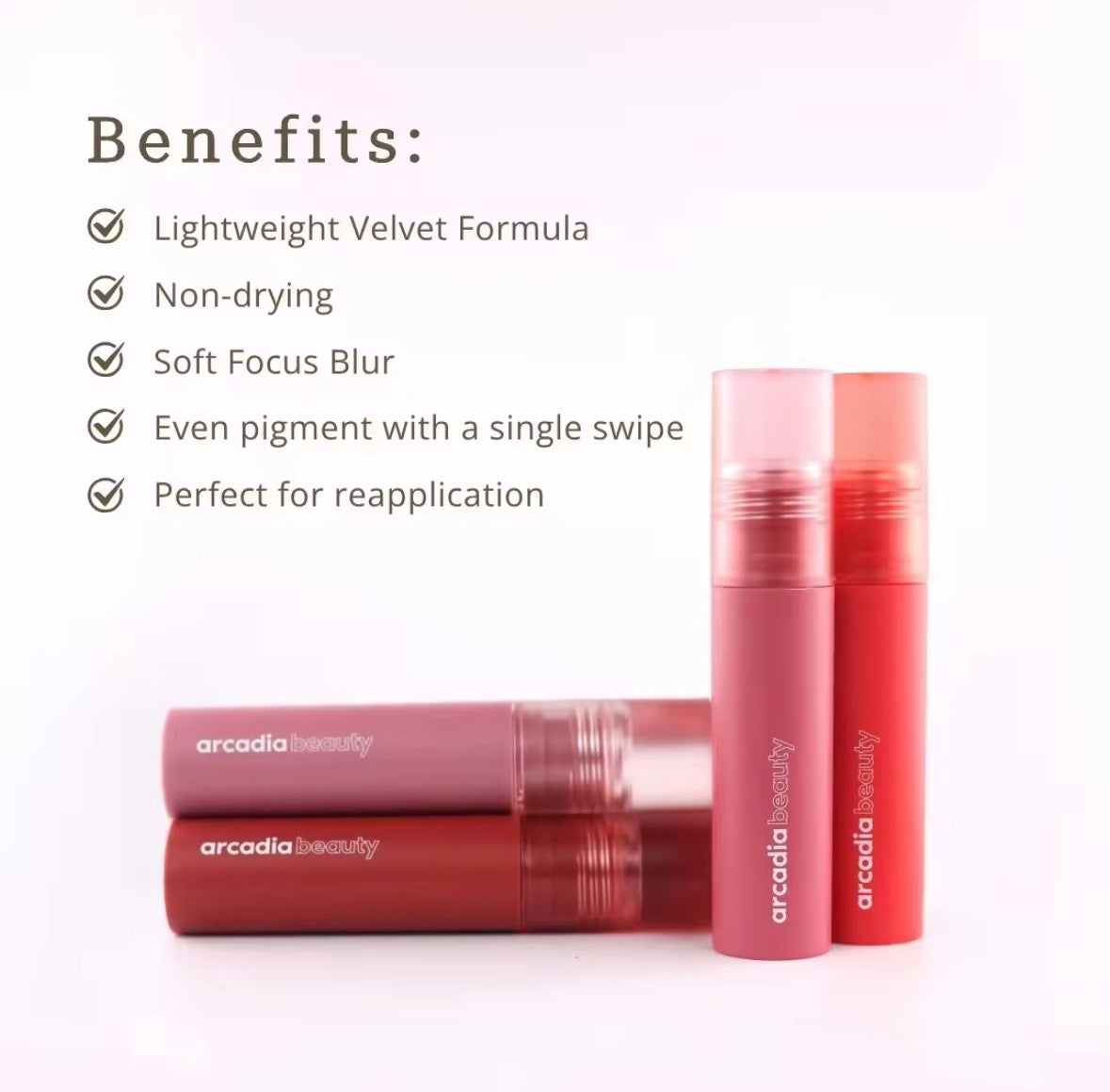 Arcadia Beauty Velvet Blur Lip Tint