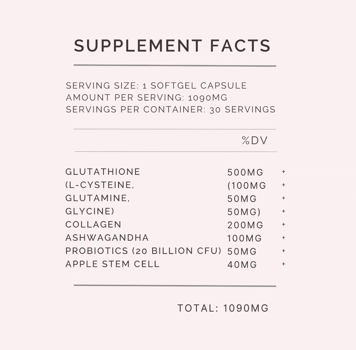 ON HAND! Arcadia Beauty Bloom (L-Glutathione, Marine Collagen, Ashwagandha, Probiotics, Apple Stem Cell) Beauty Supplement 1090mg