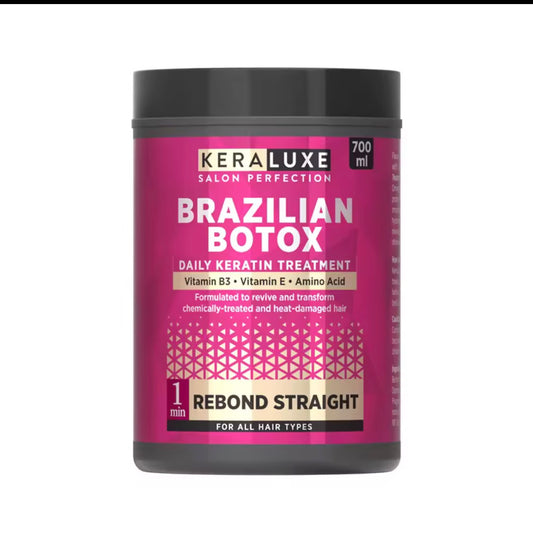 Kera Luxe Brazilian Botox Daily Keratin Treatmentrebond Straight 700ml