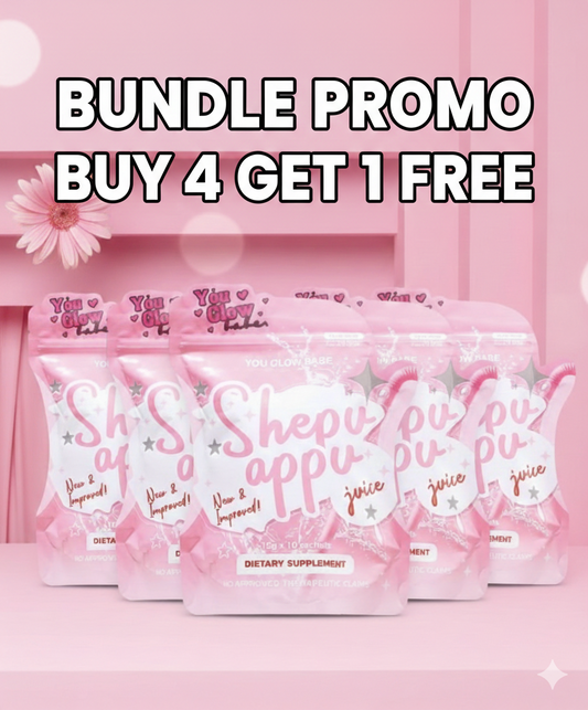 ON HAND! BUY 4 GET 1 FREE You Glow Babe - Shape Up/Shepu Appu Slimming Juice -  FREE SHIPPING