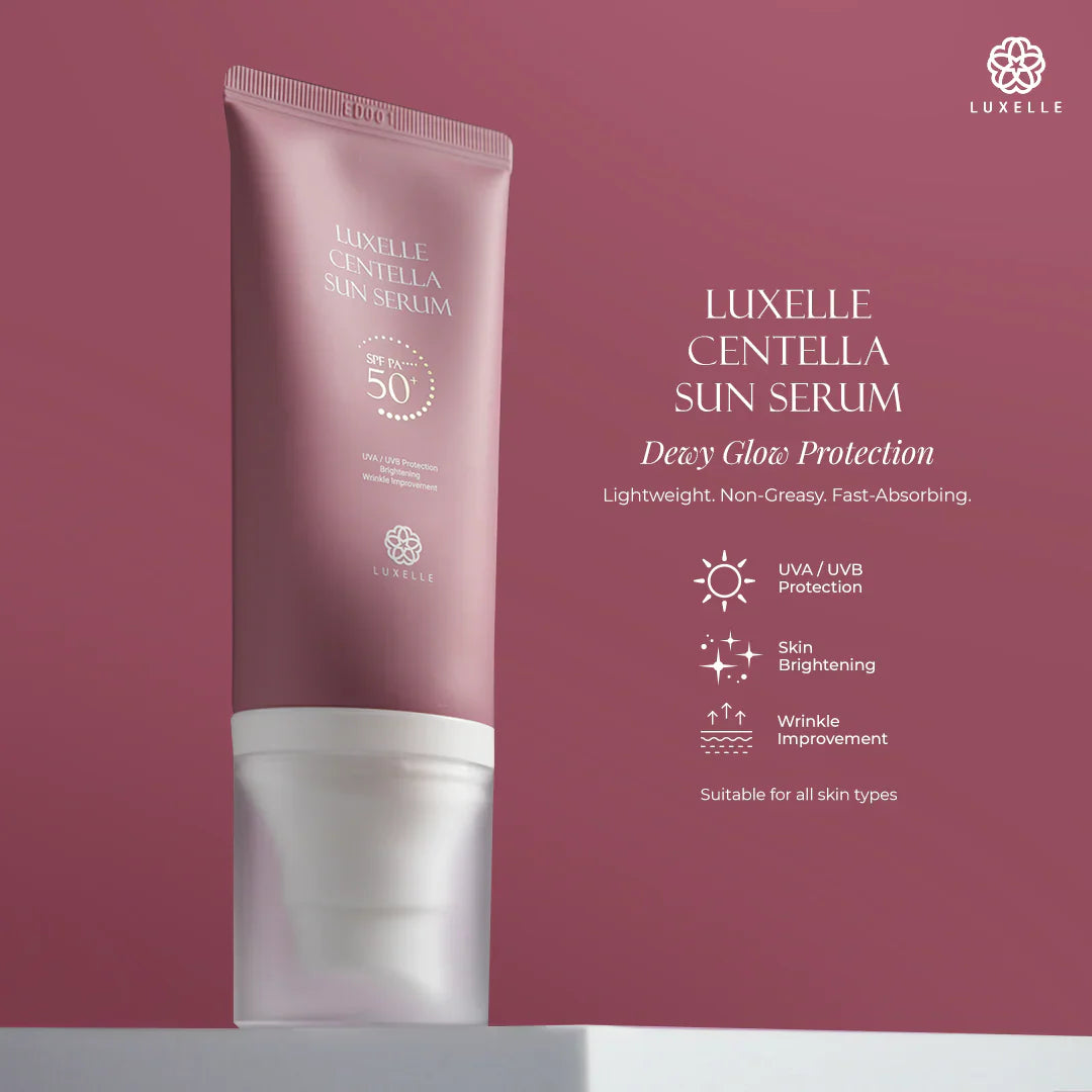 ON HAND! Luxelle Centella Sun Serum SPF 50+ PA++++